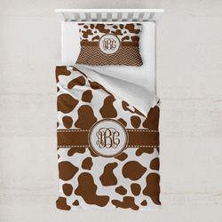 Cow Print Toddler Bedding Set - With Pillowcase (Personalized)