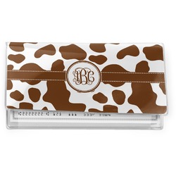 Cow Print Vinyl Checkbook Cover (Personalized)
