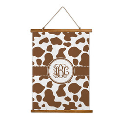 Cow Print Wall Hanging Tapestry - Tall (Personalized)