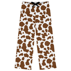 Cow Print Womens Pajama Pants - L
