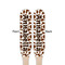 Cow Print Wooden Food Pick - Paddle - Double Sided - Front & Back