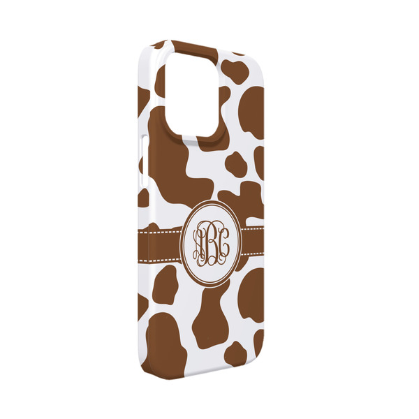 Custom Cow Print iPhone Case - Plastic - iPhone 13 Mini (Personalized)