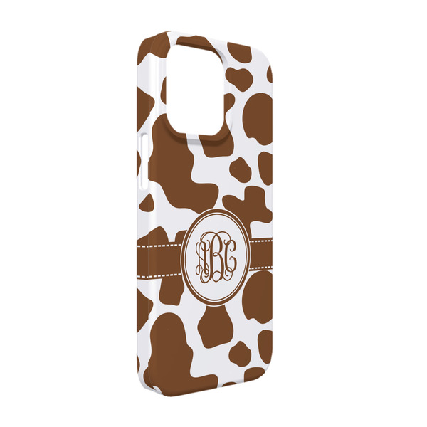 Custom Cow Print iPhone Case - Plastic - iPhone 13 Pro (Personalized)