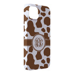 Cow Print iPhone Case - Plastic - iPhone 14 Plus (Personalized)