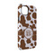 Cow Print iPhone 14 Pro Tough Case - Angle