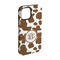 Cow Print iPhone 15 Pro Tough Case - Angle