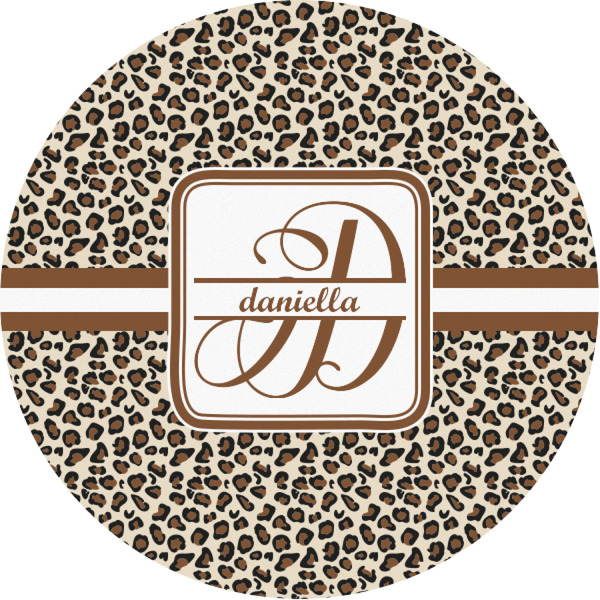 Custom Leopard Print Multipurpose Round Labels - 1" (Personalized)