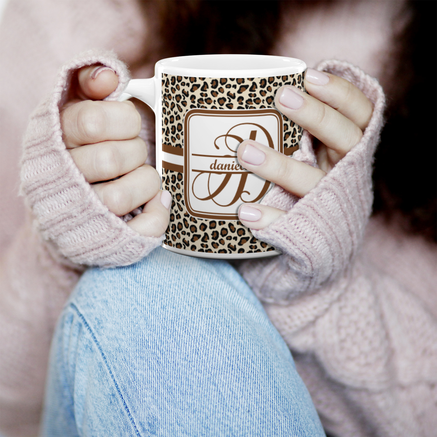 Modern Trendy Leopard Pattern Coffee Mug By Artists Collection