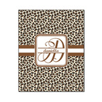 Leopard Print Wood Print - 16x20 (Personalized)