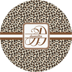 Leopard Print Multipurpose Round Labels - 2" (Personalized)