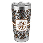 Leopard Print 20oz Stainless Steel Double Wall Tumbler - Full Print (Personalized)