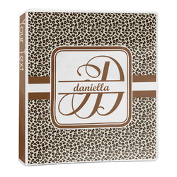 Leopard Print 3-Ring Binder - 1 inch (Personalized)