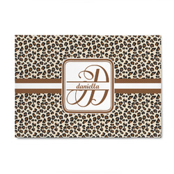 Leopard Print 4' x 6' Indoor Area Rug (Personalized)