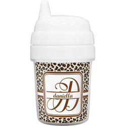 Leopard Print Baby Sippy Cup (Personalized)