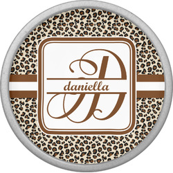 Leopard Print Cabinet Knob (Silver) (Personalized)