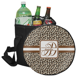 Leopard Print Collapsible Cooler & Seat (Personalized)