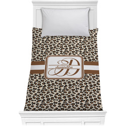 Leopard Print Comforter - Twin XL (Personalized)