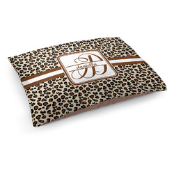 Leopard Print Dog Bed - Medium w/ Name and Initial