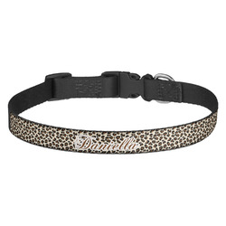 Leopard Print Dog Collar - Medium (Personalized)