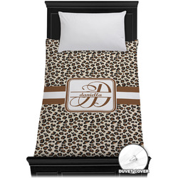 Leopard Print Duvet Cover - Twin XL (Personalized)