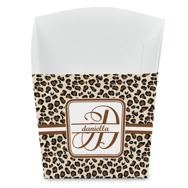 Custom Leopard Print French Fry Favor Boxes (Personalized)