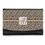 Leopard Print Genuine Leather Women's Wallet - Small (Personalized)