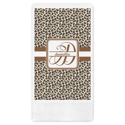 Leopard Print Guest Towels - Full Color (Personalized)