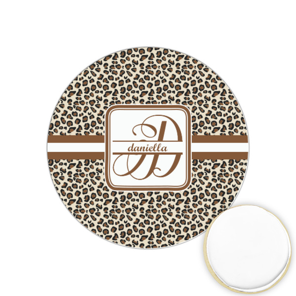 Custom Leopard Print Printed Cookie Topper - 1.25" (Personalized)