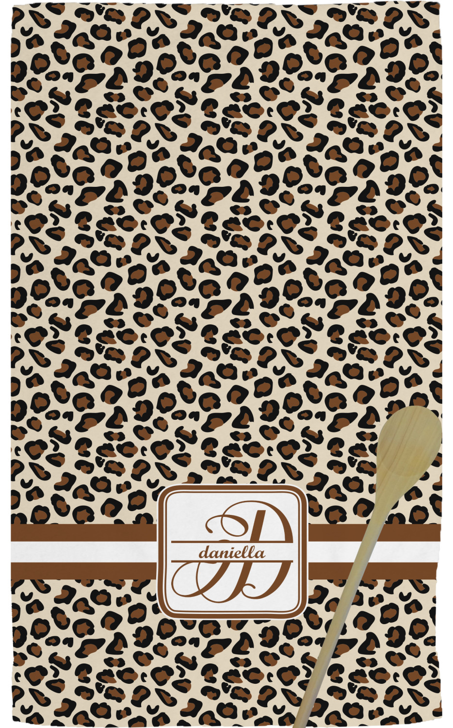 leopard print dish towels