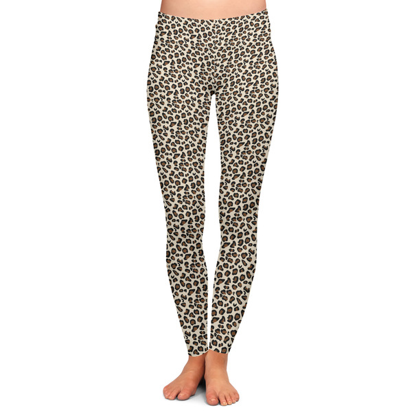 Custom Leopard Print Ladies Leggings - Small