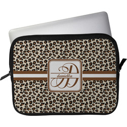 Leopard Print Laptop Sleeve / Case - 11" (Personalized)