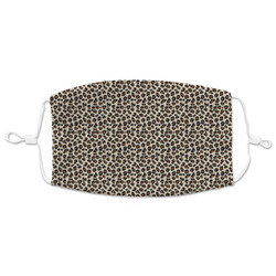 Leopard Print Adult Cloth Face Mask - XLarge