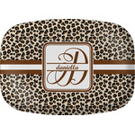 Leopard Print Melamine Platter (Personalized)