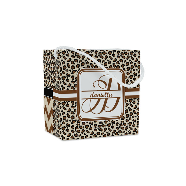 Custom Leopard Print Party Favor Gift Bags - Gloss (Personalized)