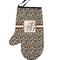 Leopard Print Personalized Oven Mitt - Left