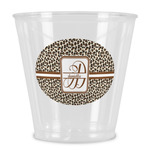 Leopard Print Plastic Shot Glass (Personalized)