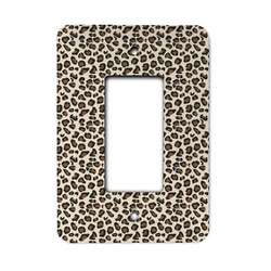 Leopard Print Rocker Style Light Switch Cover