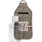 Leopard Print Hand Sanitizer & Keychain Holder - Large (Personalized)