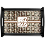 Leopard Print Wooden Tray (Personalized)