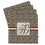 Leopard Print Absorbent Stone Coasters - Set of 4 (Personalized)