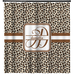 Leopard Print Shower Curtain - 71" x 74" (Personalized)