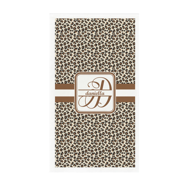 Custom Leopard Print Guest Paper Towels - Full Color - Standard (Personalized)