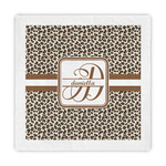 Leopard Print Standard Decorative Napkins (Personalized)