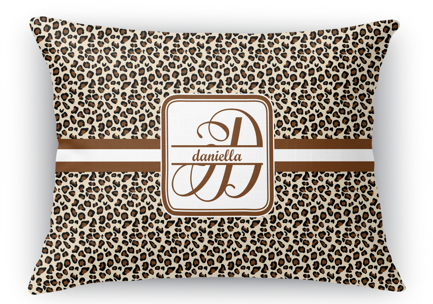 leopard travel pillow