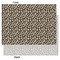 Leopard Print Tissue Paper - Heavyweight - Large - Front & Back