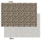 Leopard Print Tissue Paper - Heavyweight - Small - Front & Back