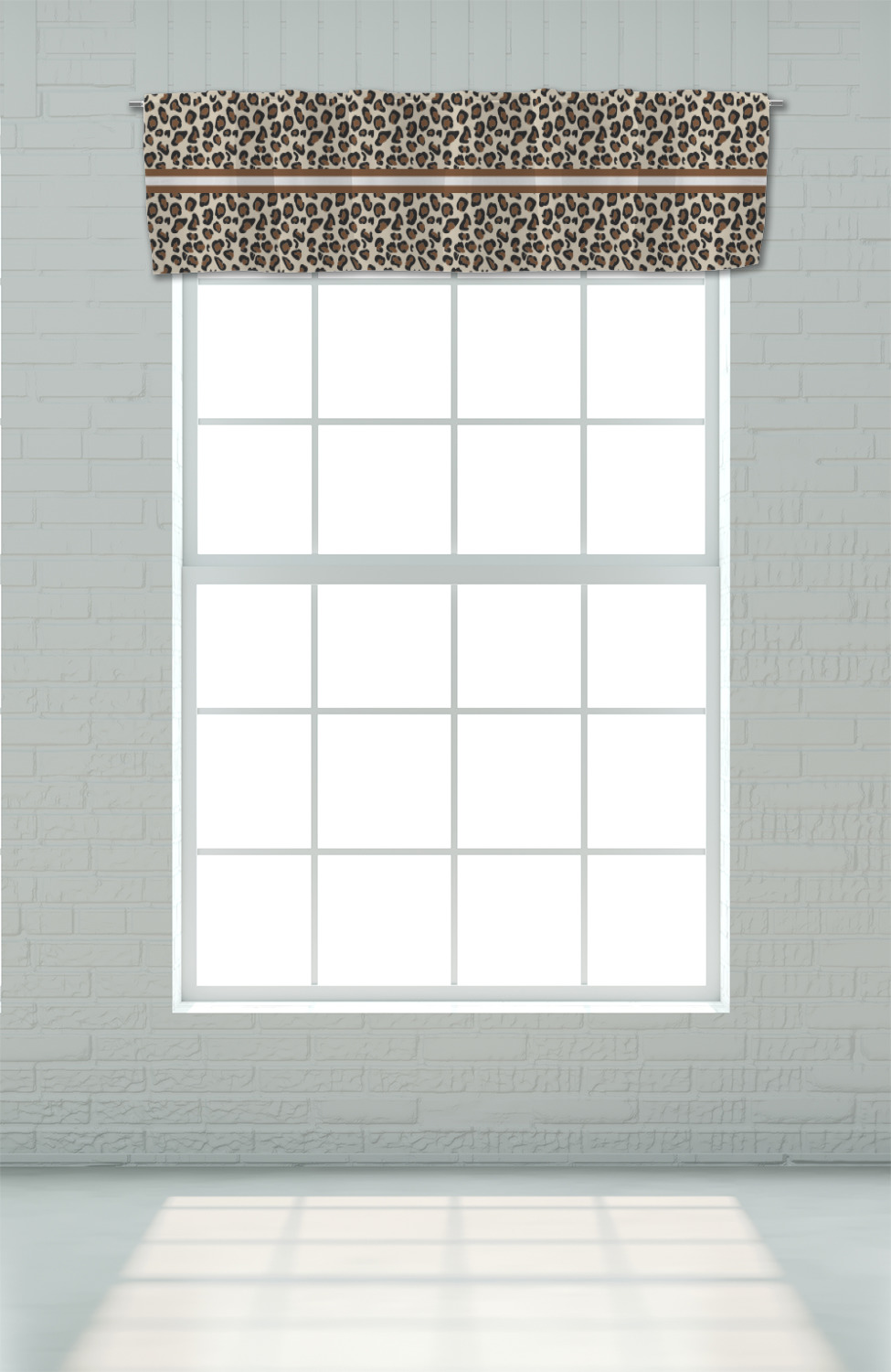 Leopard Print Valance (Personalized) - YouCustomizeIt