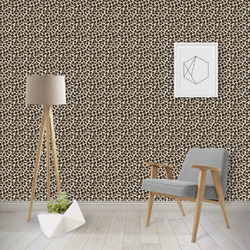 Leopard Print Wallpaper & Surface Covering (Water Activated - Removable)