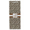 Leopard Print Wine Gift Bag - Matte - Front