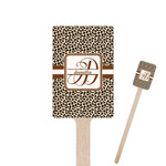 Leopard Print Rectangle Wooden Stir Sticks (Personalized)